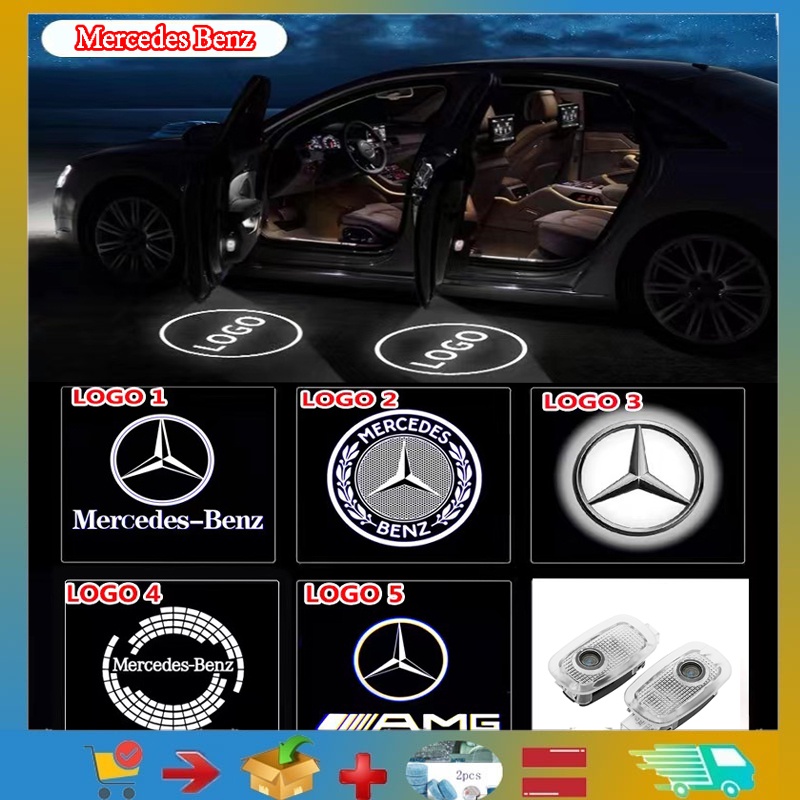 โคมไฟต้อนรับ Mercedes Benz W205 W176 W177 W247 W246 W212 W213 AMG GL X166 mw166