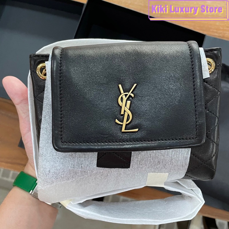 ของแท้% New! Ysl mini nolita lambskin (️เช็คสต็อคสั่งอีกทีนะคะ)