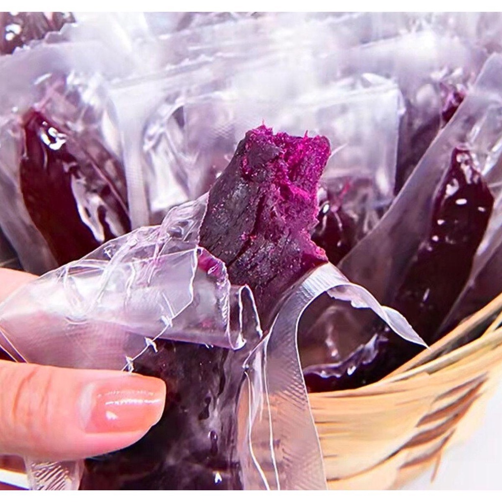 มันหนึบหวาน มันหนึบม่วง มันหนึบญี่ปุ่น มันหวาน มันหวานแท้สไตล์ญี่ปุ่น เนื้อมันล้วน ขนาด 500G