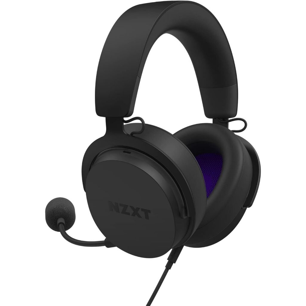 NZXT RELAY 7.1 Black Hi-Res Audio Headset รับประกัน 2 ปี ศูนย์ไทย