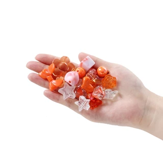 St.kunkka ลูกปัดอะคริลิค คละสี 20-50 กรัม สําหรับทําเครื่องประดับ DIY