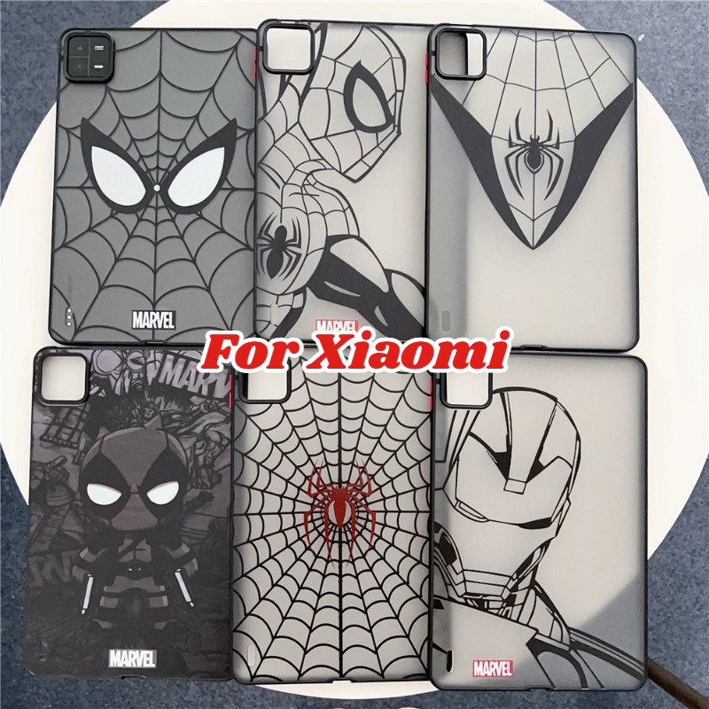เคสซิลิโคน TPU ใส แบบบางพิเศษ ลาย Marvel Spider Man สําหรับ Xiaomi Mi Pad 5 Xiaomi Mi Pad 5 Pro Xiaomi Mi Pad 6 Xiaomi Mi Pad 6 Pro 11 นิ้ว 2023