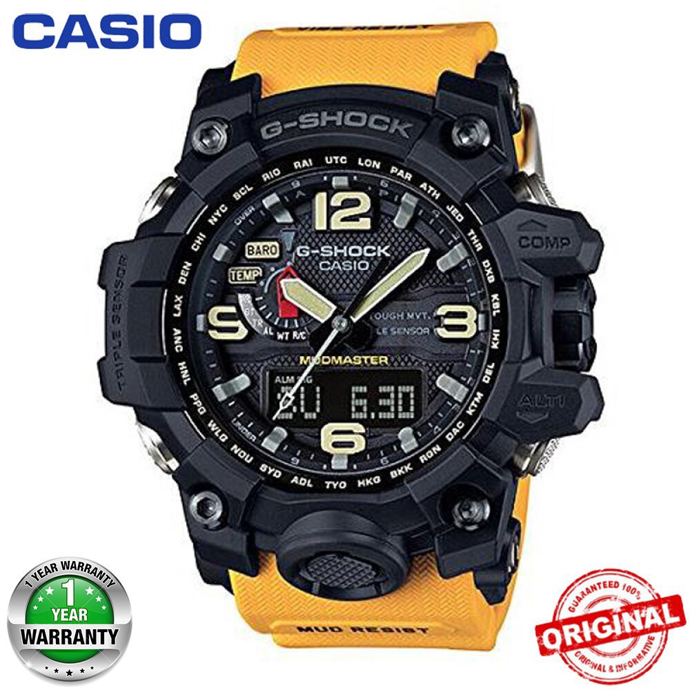 นาฬิกาข้อมือ Casio G-Shock GWG-1000 MUDMASTER สไตล์สปอร์ต สําหรับผู้ชาย
