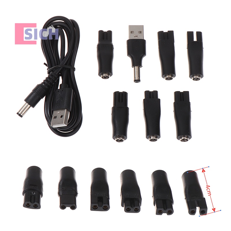 [Sich] อะแดปเตอร์ชาร์จ USB 5V แบบเปลี่ยน สําหรับปัตตาเลี่ยนไฟฟ้า 8 ชิ้น ต่อชุด