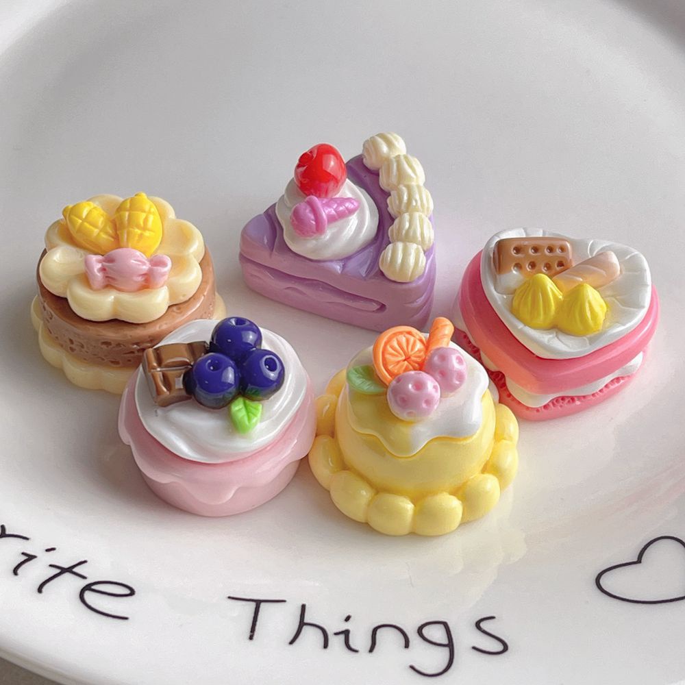 [4 #] กิ๊บติดผมเรซิ่น สามมิติ diy อุปกรณ์เสริม สําหรับตกแต่งเค้ก รองเท้า โทรศัพท์