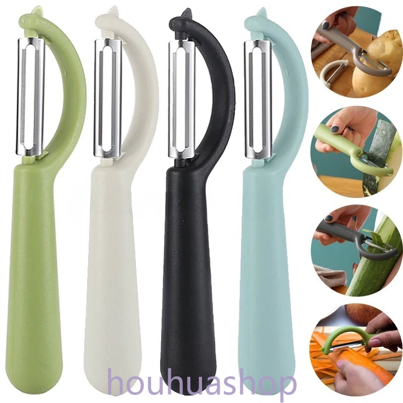 พร้อมส่ง มีดปอกเปลือกผลไม้ มันฝรั่ง แตงโม สเตนเลส อเนกประสงค์ สไตล์โมเดิร์น เรียบง่าย