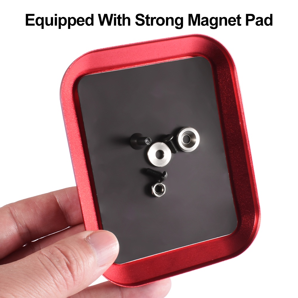 9imod ถาดสกรู พร้อมแผ่นแม่เหล็กอลูมิเนียม สําหรับซ่อมแซมเครื่องบินบังคับ เรือ รถยนต์