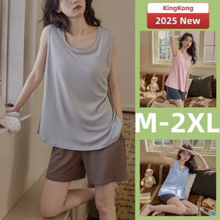 ชุดนอนผู้หญิง Chinos เบาะชุดนอนชุดฤดูร้อน Lady แขนกุดชุดนอนผ…