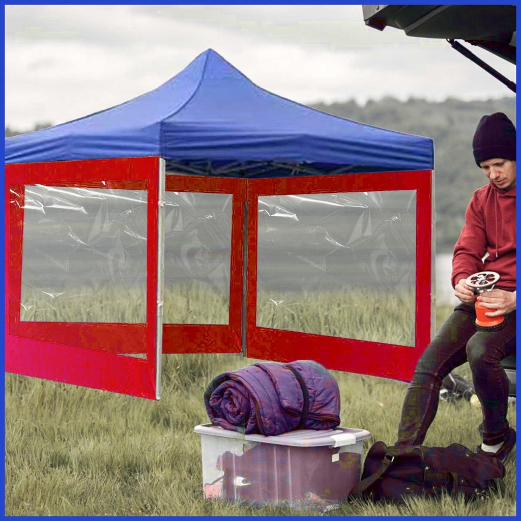 Canopy Sidewalls Camping Canopy Sunwall หลังคาทันทีเต็นท์ Sidewalls สําหรับ Pop Up Canopy กันน้ํา 10
