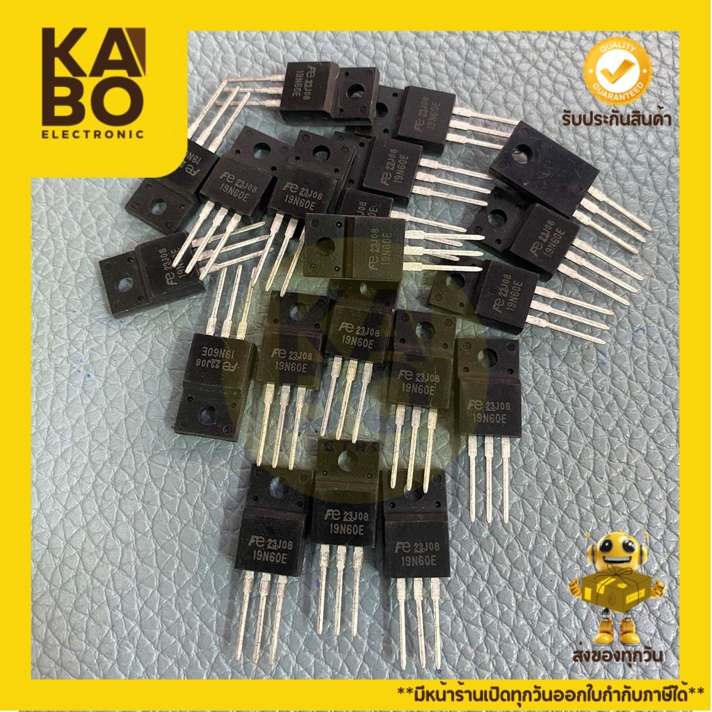 19N60E -MOSFET -19A600V-N-CH-TO-220(ราคาต่อชิ้น)มีพร้อมส่งในไทย