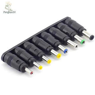 [Eao] 8pcs แล็ปท็อปสากล DC Power Supply อะแดปเตอร์ปลั๊ก AC DC Jack Charger Connectors Power Adapter ปลั๊กแปลง [TH]