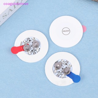 Coagulatelove สติกเกอร์เรืองแสง LED เปลี่ยนสีได้ สําหรับติดตกแต่งแก้วไวน์ [ขายดี]