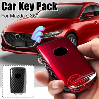 เคสกุญแจรีโมตรถยนต์ ABS อุปกรณ์เสริม สําหรับ Mazda CX60 CX-60 CX 60 2022-2023 O2Q1