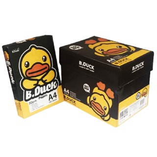 B.Duck กระดาษถ่ายเอกสาร A4 80 แกรม 500 แผ่น (5รีม/แพ็ค)