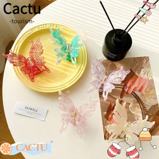 Cactu กิ๊บติดผม รูปผีเสื้อ ฉลาม อะซิเตท น่ารัก เครื่องประดับผม ของขวัญ สําหรับเด็กผู้หญิง