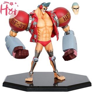 Goldensquare โมเดลฟิกเกอร์อนิเมะ One Piece Pirates GK Franky PVC ขนาด 18 ซม. สําหรับตกแต่ง เก็บสะสม