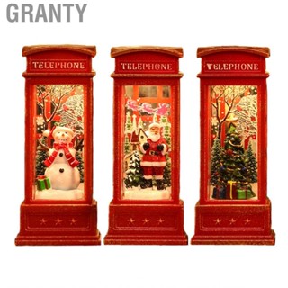 Granty Snow Globe Lantern  Exquisitely Made Easy To Use Beautiful Implication 3PCS LR44 Button  Christmas Decorations  Booth Designed for KTV