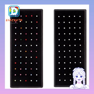 Diachath ชุดแหวนเจาะจมูก คริสตัล สเตนเลส 1.8 มม. 60 ชิ้น สําหรับผู้หญิง