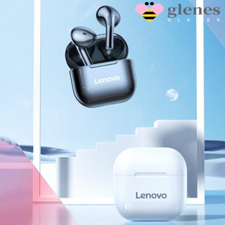 Glenes Lenovo LP40 หูฟังบลูทูธไร้สาย LP40 เสียงทวิภาคี น้ําหนักเบา สัมผัสอัจฉริยะ สําหรับเล่นเกม