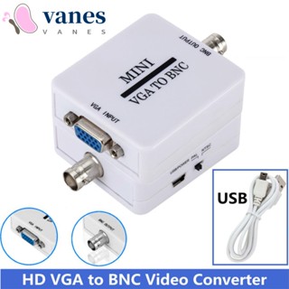 Vanes1 กล่องแปลงวิดีโอดิจิทัล HD VGA เป็น BNC ขนาดเล็ก สําหรับโฮมเธียเตอร์