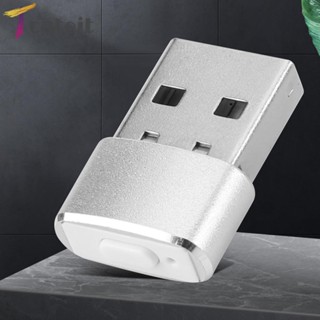 Tcuteit แจ็คเกอร์เมาส์อัตโนมัติ ขนาดเล็ก ตรวจจับ USB ขยับได้ สําหรับคอมพิวเตอร์