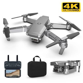 รีโมทคอนโทรลโดรน E68 4K HD กล้อง WIFI FPV ผ่านโดรน เฮลิคอปเตอร์บังคับ