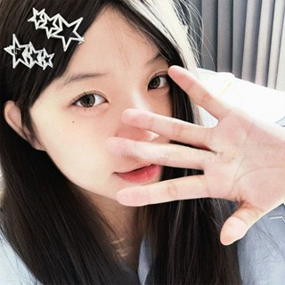กิ๊บติดผม รูปดาว แบบรูกลวง สุดเท่ สําหรับผู้หญิง