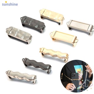 Ssunshine คลิปโซ่โลหะ ปรับได้ หลายสไตล์ อุปกรณ์เสริม สําหรับหนีบโทรศัพท์มือถือ DIY