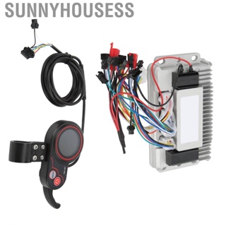 Sunnyhousess Electric Bike  Controller Set 3 Modes Sine Wave Brushless Controller Kit with LCD Screen Bracket for 22mm