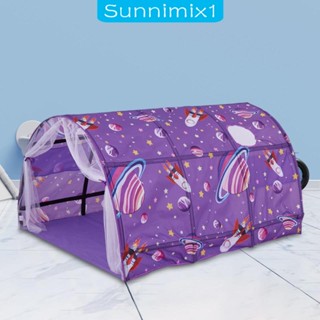 [Sunnimix1] เต็นท์การ์ตูน พับได้ ใช้ง่าย ของขวัญวันเกิด สําหรับตั้งแคมป์กลางแจ้ง