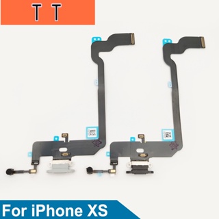  แท่นชาร์จพอร์ต USB สายเคเบิลอ่อน สําหรับ iPhone XS สีขาว / ดํา