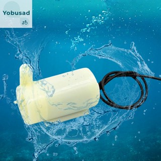 [Yobusad.th] มอเตอร์ปั๊มน้ําพุ DC 3V 5V ไร้แปรงถ่าน เสียงเงียบ สําหรับตู้ปลา