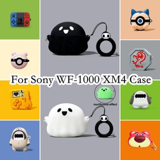 【imamura】เคสหูฟัง แบบนิ่ม กันกระแทก ลายการ์ตูน สําหรับ Sony WF-1000 XM4 WF-1000 XM4