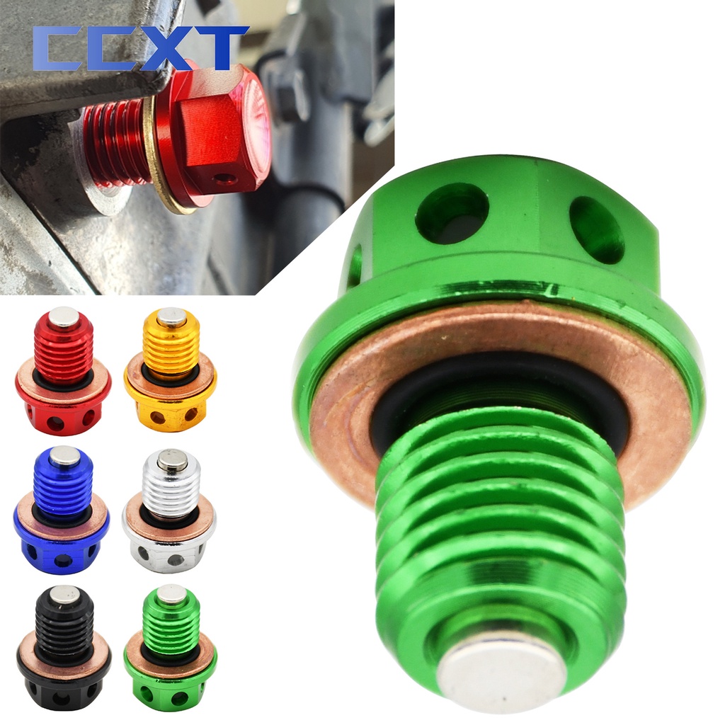 Magnetic Oil Drain Plug Bolt For Kwasaki Street Bike NINJA 250 300 400 500 Z250 Z250SL ZXR250 ZZR250