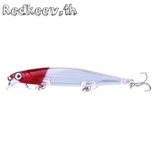 Minnow เหยื่อตกปลาเลเซอร์ 3D 11 ซม. 13 กรัม (สีแดง) [Redkeev.th]