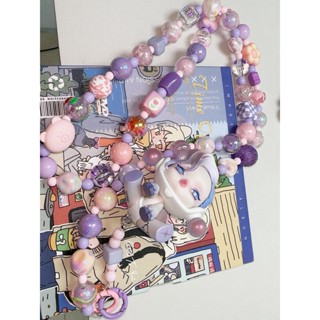 [ของแท้] Pop mart skullpanda Dream Food Animal Series DIY สร้อยข้อมือ สะพายข้าง พวงกุญแจ กระเป๋า สร้อยคอ