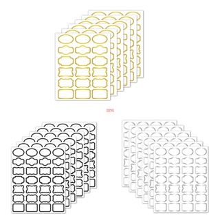 Seng สติกเกอร์ฉลากเครื่องเทศ มีกาวในตัว กันน้ํา ลอกออกได้ สําหรับติดขวดโหล กระป๋องเครื่องปรุง 6 แผ่น