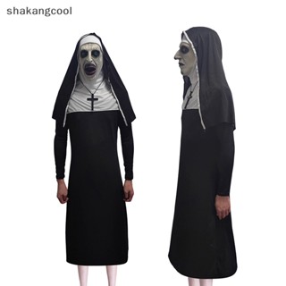 Shakangcool หน้ากากคอสเพลย์ The Horror Scary Nun Valak สําหรับผู้ชาย ผู้หญิง เหมาะกับงานปาร์ตี้ฮาโลวีน