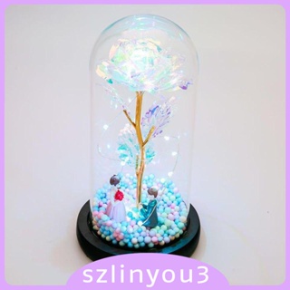 [Szlinyou3] ดอกไม้ประดิษฐ์ พร้อมไฟ Led สําหรับวันแม่ ครบรอบ