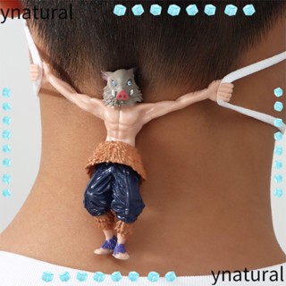 Ynatural ตะขอเกี่ยวหู ลายการ์ตูนอนิเมะ ป้องกันใบหน้า