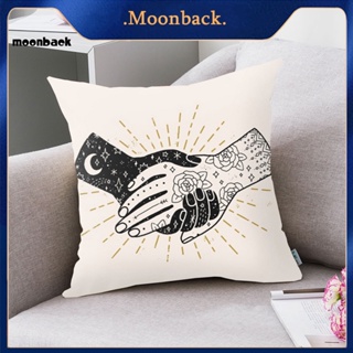 &lt;moonback&gt; ปลอกหมอนอิง พิมพ์ลายหัวกะโหลก ฟักทอง ผี ขนาด 45x45 ซม. สําหรับตกแต่งบ้าน โซฟา ห้องนอน ฮาโลวีน