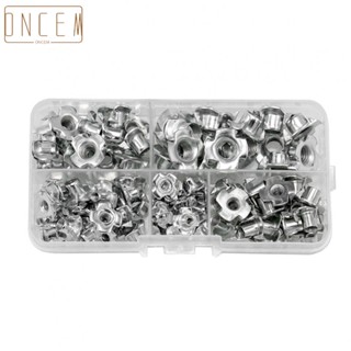 【ONCEMOREAGAIN】Strong and Reliable Tee Nut Set Zinc Plated Blind Nut Set M3 M4 M5 M6 M8