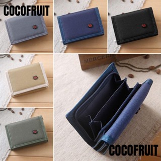 กระเป๋าสตางค์ COCOFRUIT ผ้าแคนวาส อเนกประสงค์ แบบพกพา เหมาะกับของขวัญ สําหรับผู้ชาย และผู้หญิง