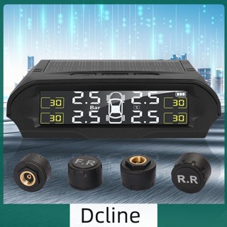 [Dcline.th] เครื่องวัดความดันลมยางรถยนต์ พลังงานแสงอาทิตย์ TPMS 400mAh DC 5V