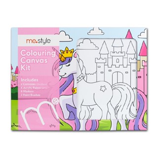 ME.STYLE ชุดผ้าใบระบายสี ยูนิคอร์น+ปลาวาฬ รุ่น FKCV-011