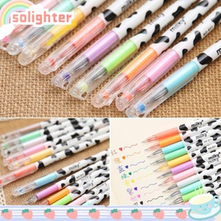 Solighter ปากกาเจล ลายการ์ตูน 12 สี ต่อชุด สําหรับนักเรียน