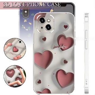 Cartoon Love Heart Phone Case Protective Case for iPhone 11/12/13/14/Pro/ProMax