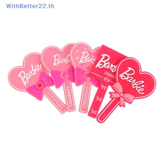 Withbetter กระจกแต่งหน้า รูปหัวใจ ประดับโบว์ ขนาดเล็ก สีแดงกุหลาบ พร้อมที่จับ เหมาะกับของขวัญ สําหรับผู้หญิง 1 ชิ้น