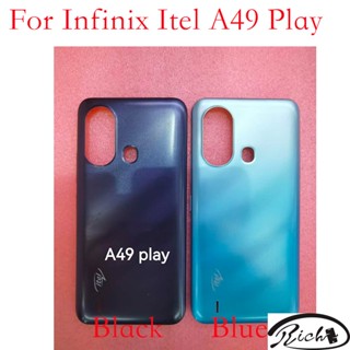 ฝาครอบแบตเตอรี่ด้านหลัง สําหรับ lnfinix Itel A49 Play Itel A33 Plus 1 ชิ้น