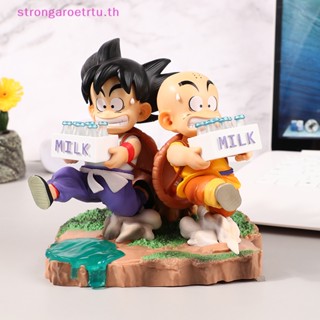 Strongaroetrtu โมเดลฟิกเกอร์ PVC อนิเมะ Dragon Ball Z Krillin Goku สําหรับเก็บสะสม ของขวัญวันเกิด